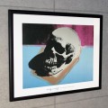限定1点のみ/アンディ・ウォーホル Skull 1976額装品|額装ポスター
