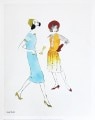 Untitled (Two Female Fashion Figures)（アンディ ウォーホル）