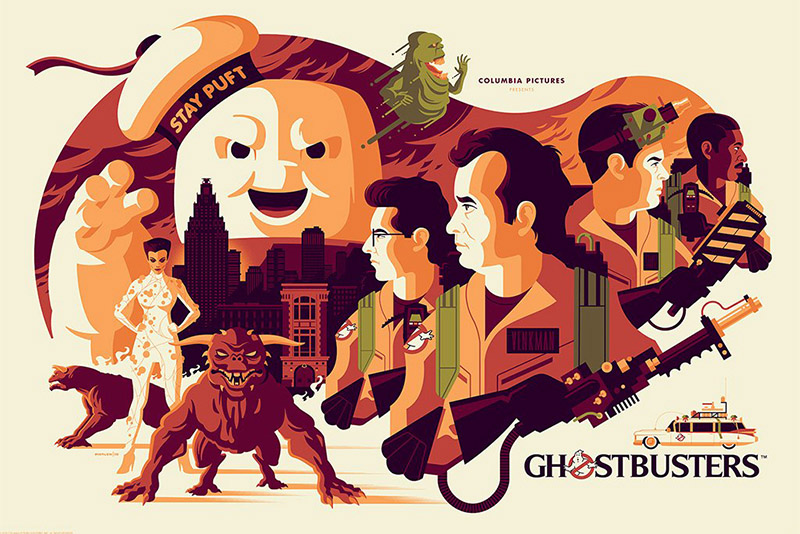 Ghostbusters ゴーストバスターズ　限定375枚　手書きナンバリング入り（トム ウェイレン）