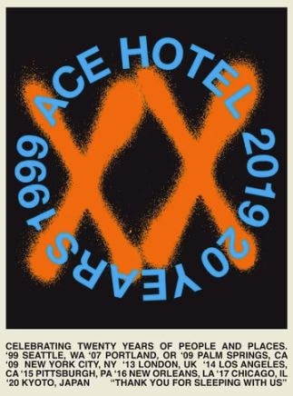 Ace Hotel XX Collection 20周年限定（エースホテル）