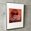 特別額装マット作品/アートポスター/In the future everybody will be world famous for fifteen minutes（アンディ ウォーホル）|ポスター