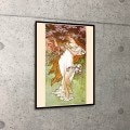 額装済30%OFF/四季「春」/アルフォンス ミュシャ/ポスター（アルフォンス ミュシャ）|額装アウトレット