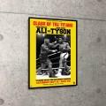 額装済30%OFF/モハメドアリvsタイソン/アーティスト不明/ポスター（アーティスト不明）|額装アウトレット