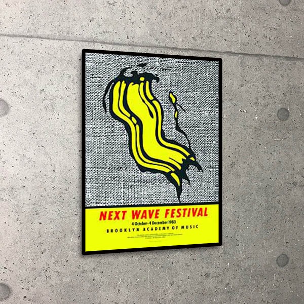 男女兼用 額装品/Next Wave Festival/ロイ リキテンスタイン/ポスター