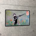額装済30%OFF/Crayon Shooter/バンクシー/ポスター（バンクシー）