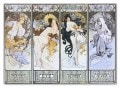 四季　Les Saisons（アルフォンス ミュシャ）|ポスター