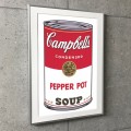 特別額装マット作品/アートポスター/Campbell Soup I Pepper Pot 1968（アンディ ウォーホル）|ポスター