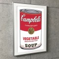 特別額装マット作品/アートポスター/Campbell Soup I Vegetable 1968（アンディ ウォーホル）|ポスター