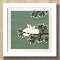 特別額装マット作品/ポスター/パーン/Rabbits on（クリスティアナ パーン）|ポスター