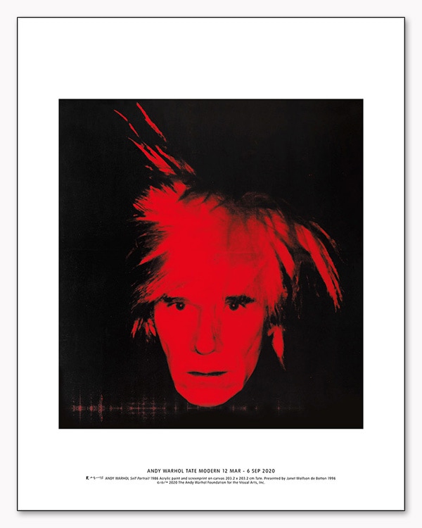 Self Portrait 1986 exhibition（アンディ ウォーホル）