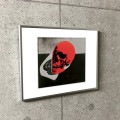 特別マット額装品/Skull (red) 1976 exhibition/ウォーホル（アンディ ウォーホル）