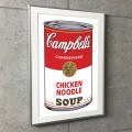 特別額装マット作品/アートポスター/Campbell Soup I Chicken Noodle 1968（アンディ ウォーホル）|ポスター