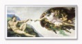 The Creation of Adam（ミケランジェロ ブオナローティ）|ポスター