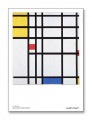 Picture II 1932-43 with yellow red and blue（ピエト モンドリアン）|ポスター