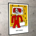 特別額装品/Untitled 3（キース ヘリング）|ポスター