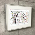 限定マット額装品/カウズ【Color Chart Lost time 2016】（ブライアン・ドネリー）|ポスター