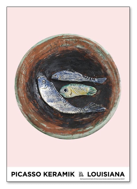 Stilllife with 3 fish 1957（パブロ ピカソ）