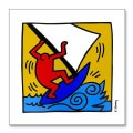 Blue Boat 1987（キース ヘリング）