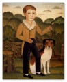 Boy with Dog（ダイアン ウルマー ペダーセン）|ポスター