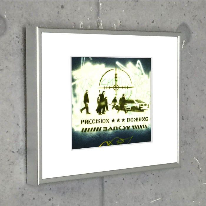 限定特殊マット額装品/バンクシー/ Precision Bombing