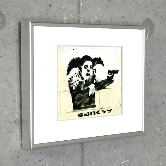 限定特殊マット額装品/バンクシー/ Fears of a Clown