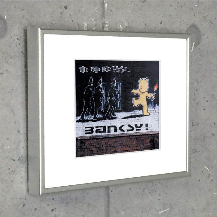 限定特殊マット額装品/バンクシー/ How the West was done