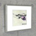 限定特殊マット額装品/バンクシー/ Rose Trap|額装ポスター