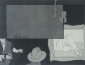Odalisque wigh frame（ヴァレリオ・アダミ）|ポスター