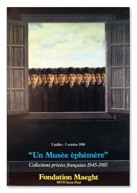 Un Musee Ephemere 1986（ルネ マグリット）