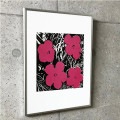 特別額装マット作品/アートポスター/Flowers 1965 Hot Pink（アンディ ウォーホル）