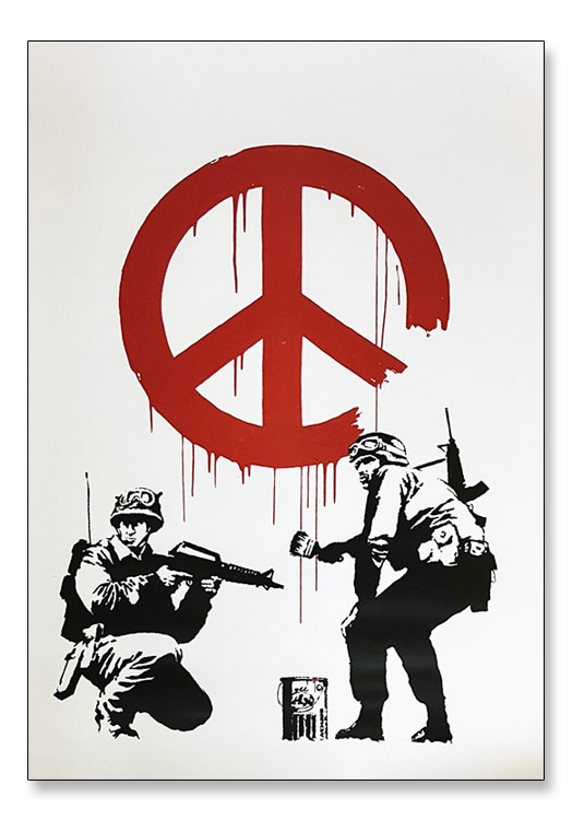 The World of Banksy Peace Soldiers（バンクシー）