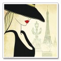 Woman on Paris Bridge（アーティスト不明）|ポスター