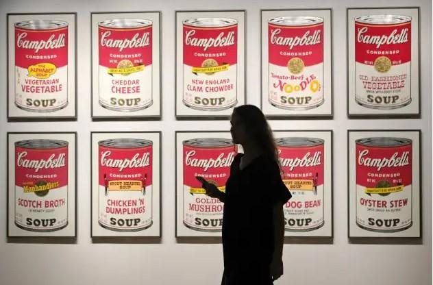額装品セット/Sunday B Morning Campbells Soup Can Series II キャンベル缶Ⅱ　10枚セット（アンディ ウォーホル）