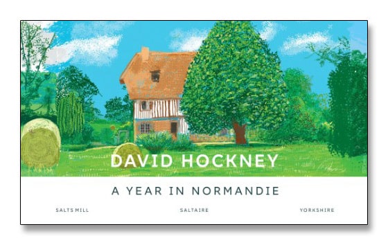 A Year in Normandie　House and Tree（デビット ホックニー）