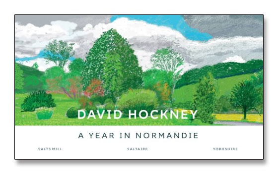 A Year in Normandie　Trees（デビット ホックニー）