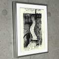 限定マット額装品/デイヴィッド・ホックニー/トニー・ハリソン詩集（表紙）David Hockney/Poetry or Bust by Tony Harrison　1993|ポスター
