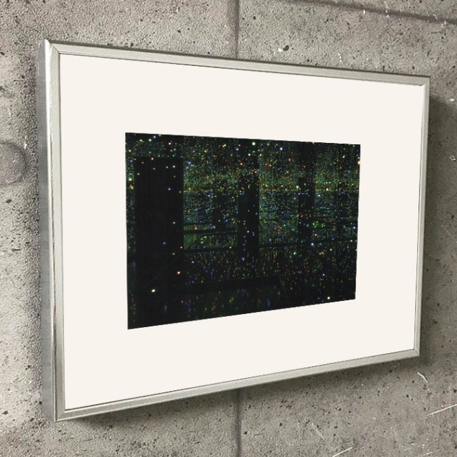 限定マット額装品/草間彌生　/ Infinity Mirror Room (Green)（クサマヤヨイ）
