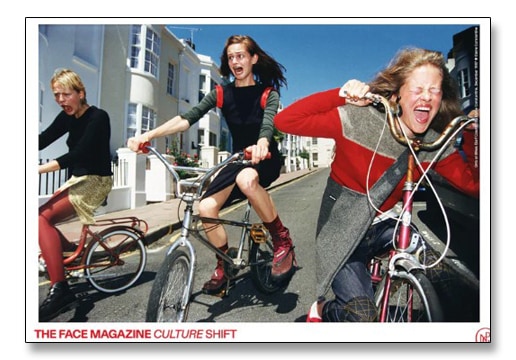 The Face Magazine Girls on Bikes（エレイン コンスタンティン）