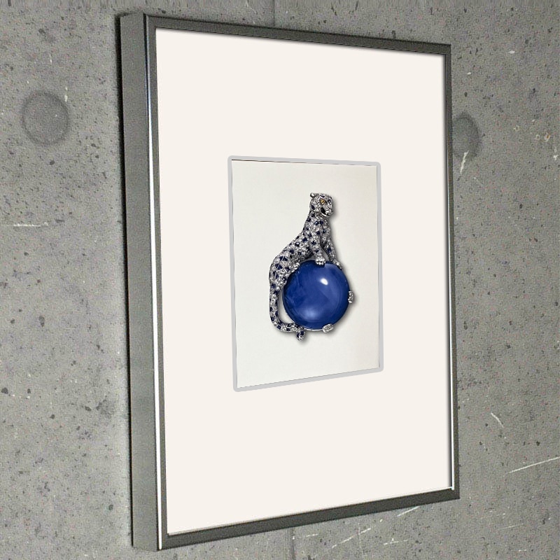 限定マット額装品/カルティエ コレクション/Cartier Collection Panther clip broosh