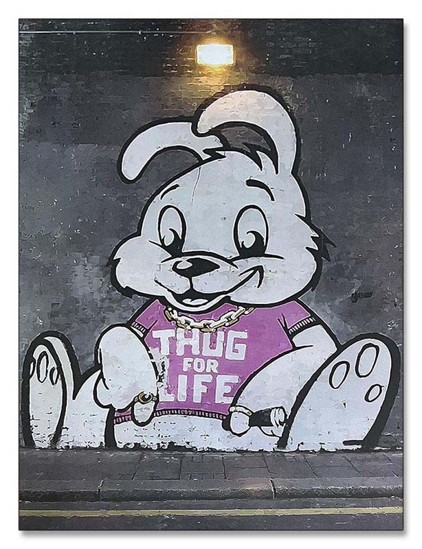 The Art of Banksy/サグ フォー ライフ バニー/Thug For Life Bunny/バンクシー