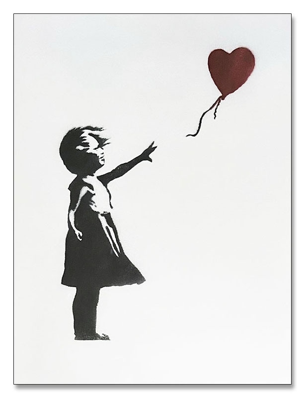 The Art of Banksy/少女と風船/Balloon Girl/バンクシー