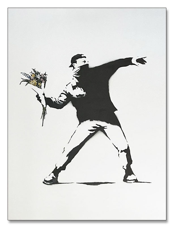 The Art of Banksy/フラワー・スローアー/Flower Thrower/バンクシー