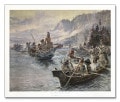 Lewis and Clark on the Lower Columbia（チャールズ マリオン ラッセル）|ポスター