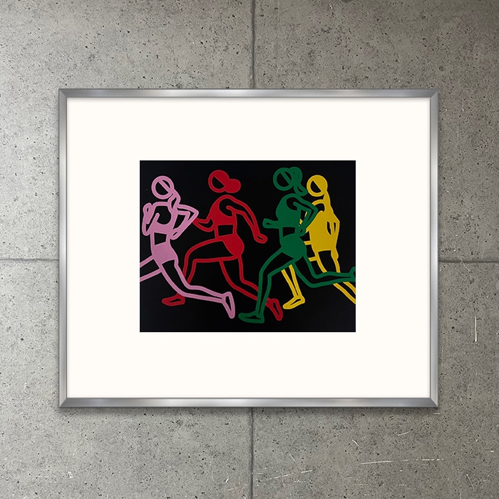 限定マット額装品/Julian Opie【Marathon Women 2025.09.11】（ジュリアン・オピー）