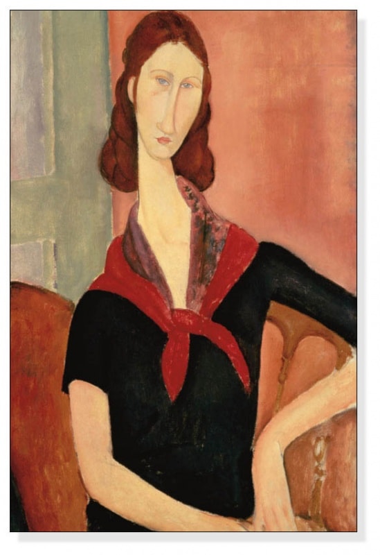 Young Woman with Scarf（アメデオ モディリアーニ）