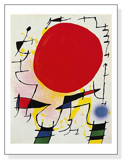 Le Soleil Rouge（ジョアン ミロ）