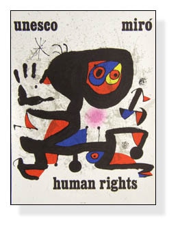 ユネスコUnesco Human rights（ジョアン ミロ）
