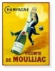 Vicomte de Moulliac Champagne（作者不明）【f】|ポスター