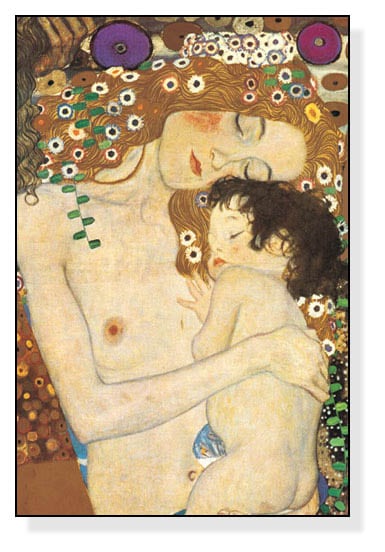 母と子 (1905)（グスタフ クリムト）