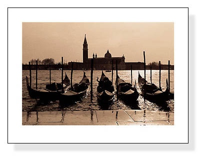 Gondolas Venice（フォトグラフ）